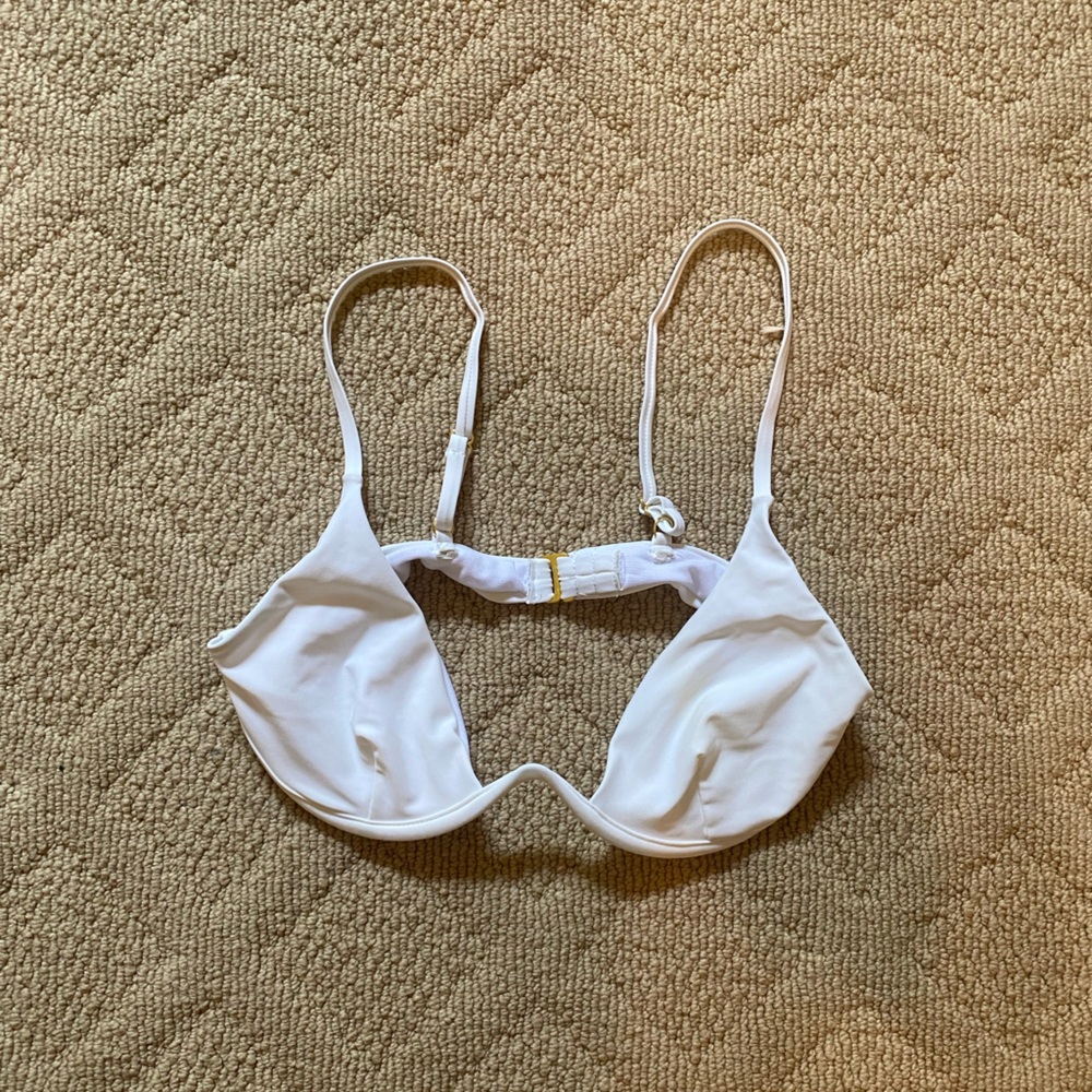 White bikini top